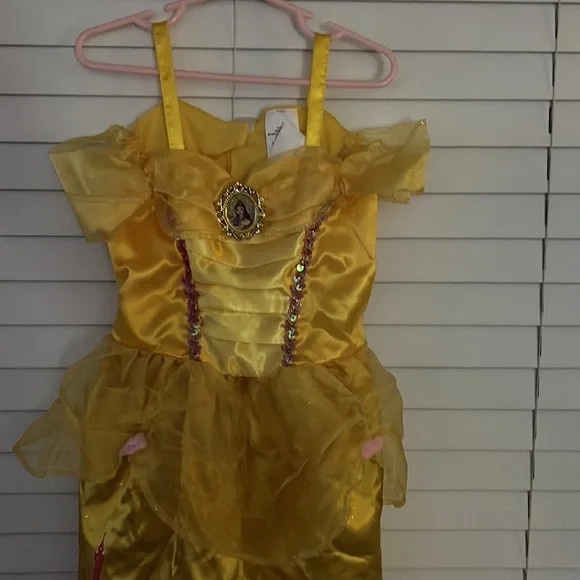 Authentic Disney Brand Belle Costume Beauty and the Beast 4-6X - Picture 3 of 7